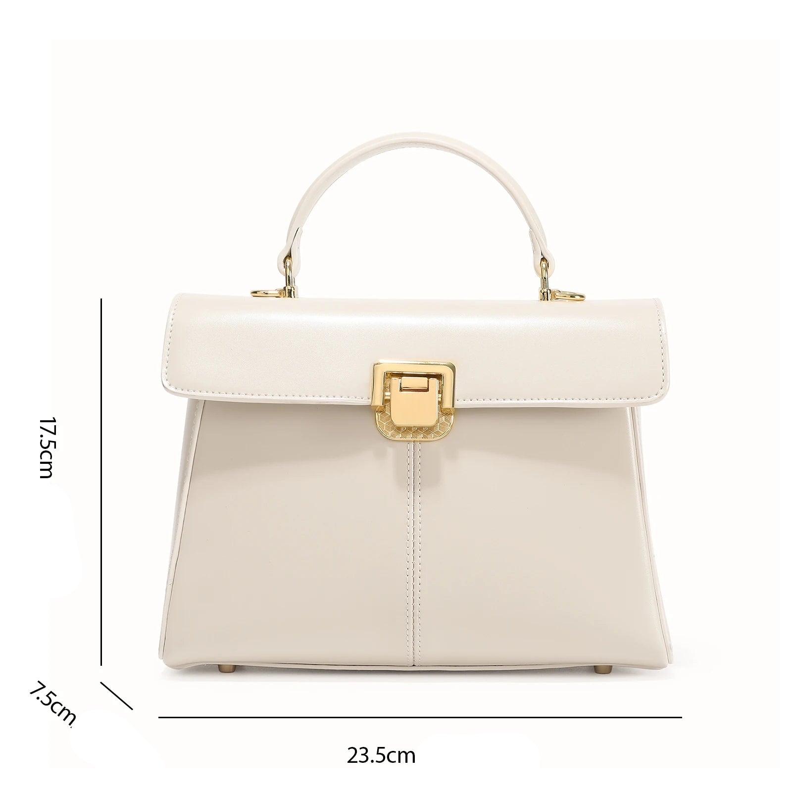 ITAMOOD-Bolsa de couro genuíno feminino, bolsa crossbody luxuosa, elegante e versátil, decoração do cachecol