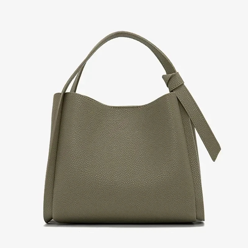 Bolsa Crossbody de couro genuíno para mulheres Bolsa designer de luxo Bolsa de ombro de moda Bolsa de balde de senhoras Bolsa de couro
