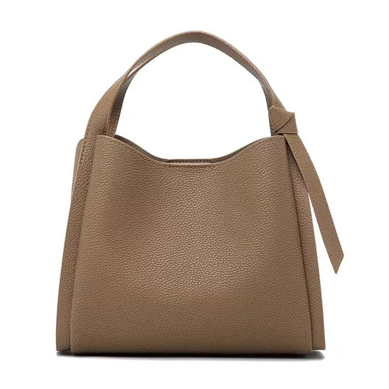 Bolsa Crossbody de couro genuíno para mulheres Bolsa designer de luxo Bolsa de ombro de moda Bolsa de balde de senhoras Bolsa de couro