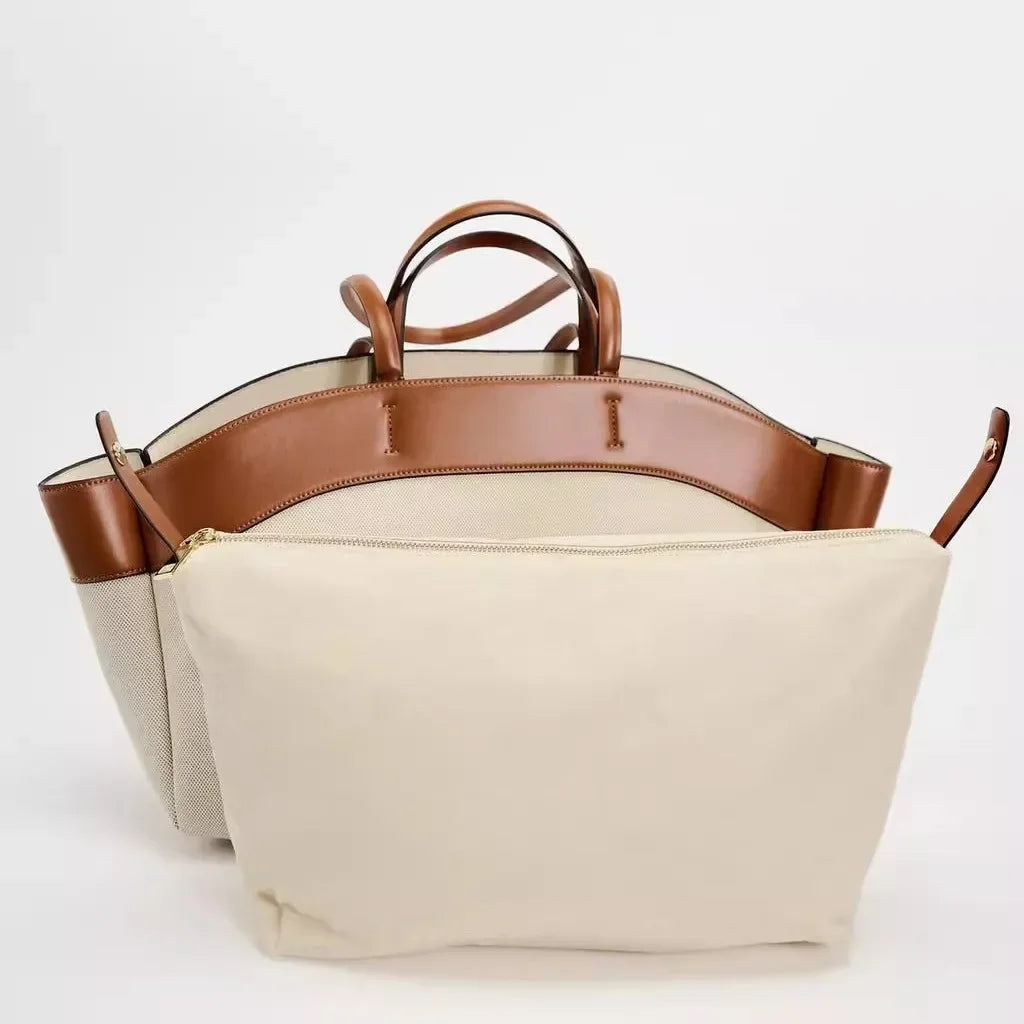 Za mylrf nova sacola de lona feminina moda grande capacidade saco de compras estilo transfronteiriço acessórios de equipamentos de motocicleta