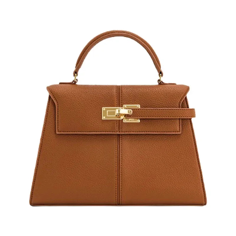 JWPEI Bolsa crossbody feminina, novo estilo, couro genuíno, elegante, versátil, bolsa de viagem para uso diário